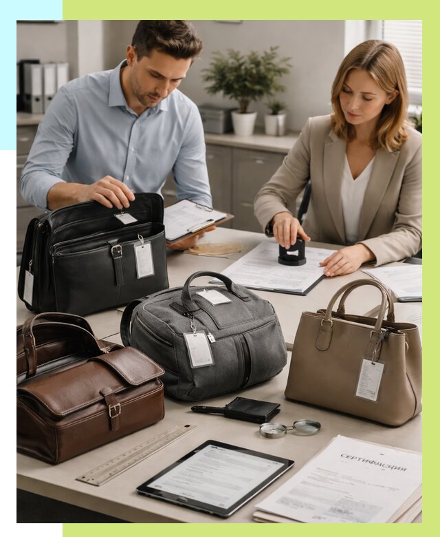 Сертификация сумок в Нижневартовске от 7770 руб. | Алешин-Нжт