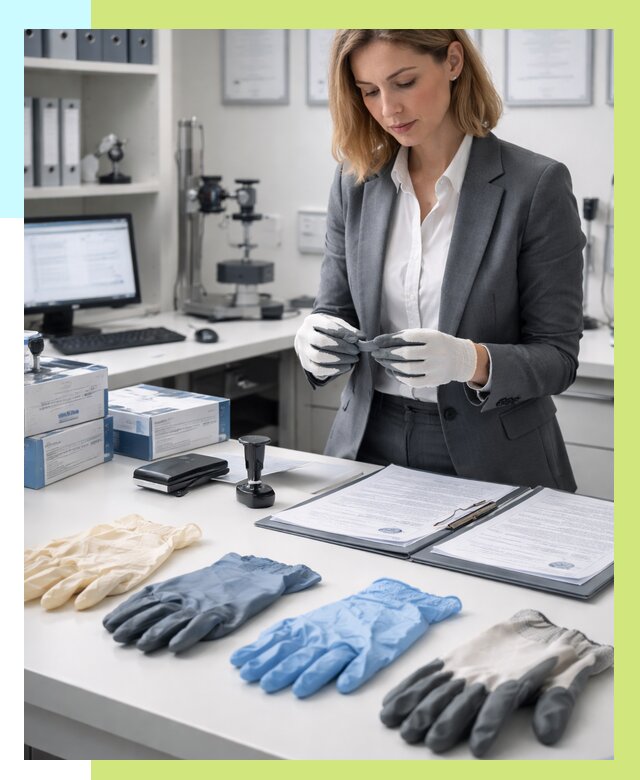 Сертификация перчаток в Нижневартовске от 8806 р. | Алешин-Нжт