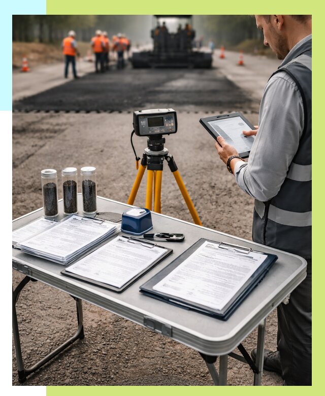 Сертификация асфальта в Нижневартовске от 25900 р. | Алешин-Нжт