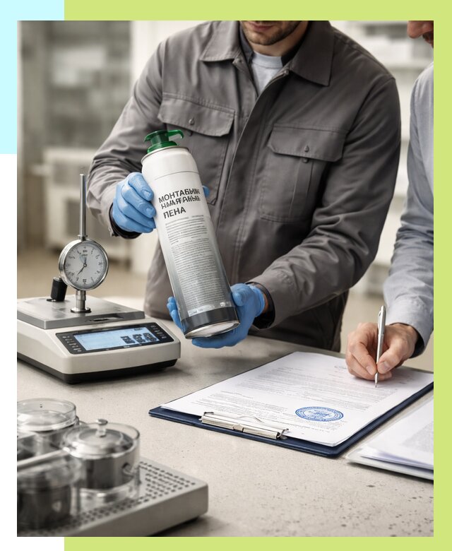 Сертификация монтажной пены в Нижневартовске от 15540 р. | Алешин-Нжт