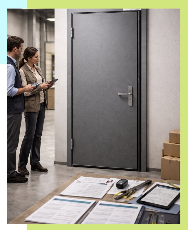 Сертификация противопожарных дверей в Нижневартовске от 9324 р. | Алешин-Нжт