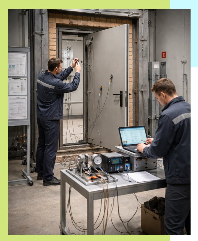 Сертификация противопожарных дверей в Нижневартовске по ГОСТ и ТР