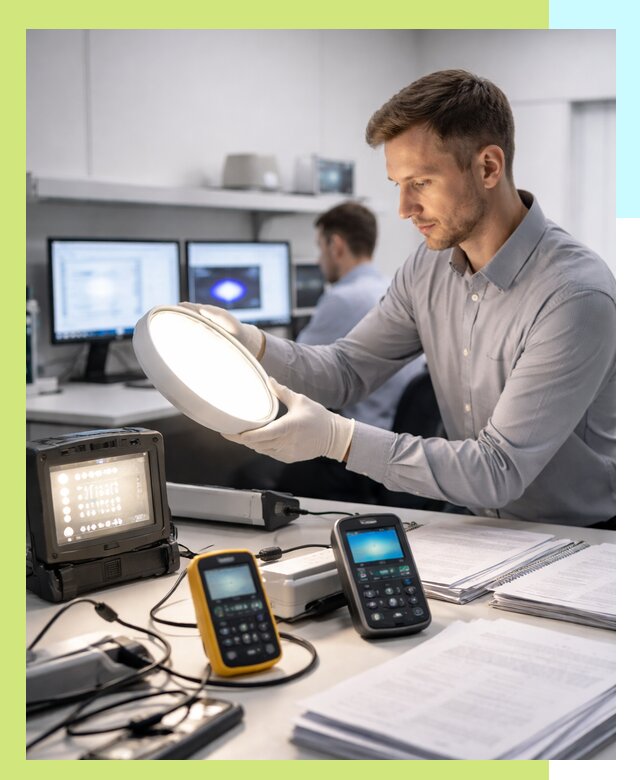 Сертификация светильников в Нижневартовске: испытания и оформление