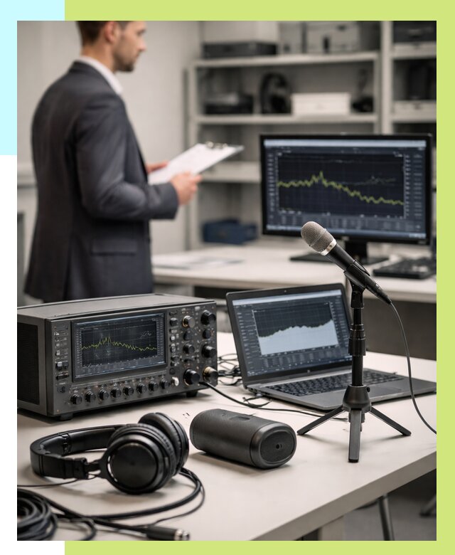 Сертификация аудиотехники в Нижневартовске от 15540 р., Алешин-Нжт