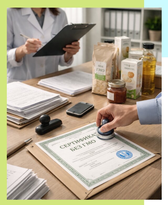 Получение сертификата Без ГМО для продукции в Нижневартовске