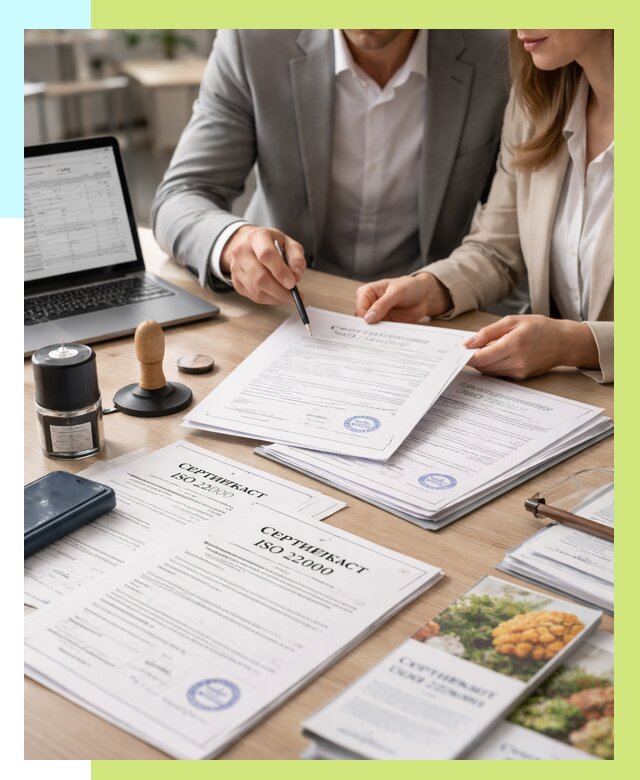 Сертификат ISO 22000 в Нижневартовске от 41440 р. под ключ | Алешин-Нжт