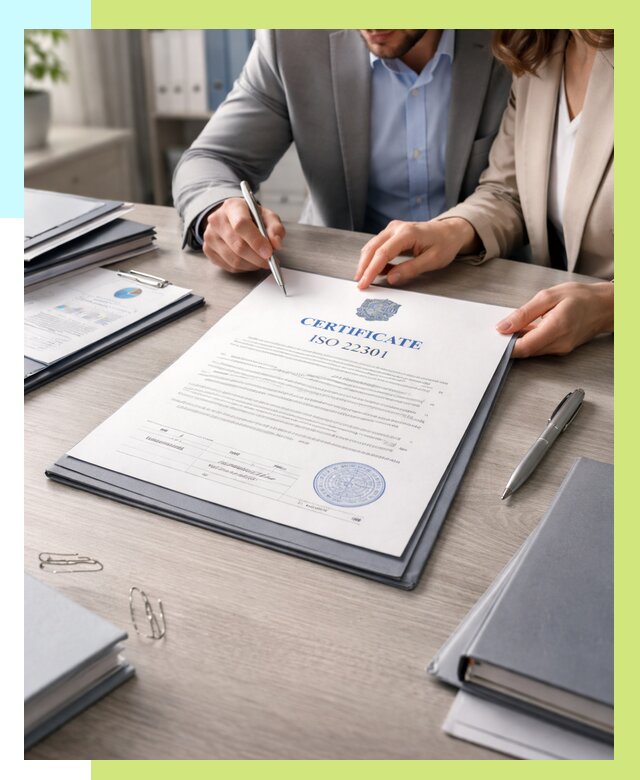 Сертификат ISO 22301 в Нижневартовске от 46620 р. | Алешин-Нжт срочно