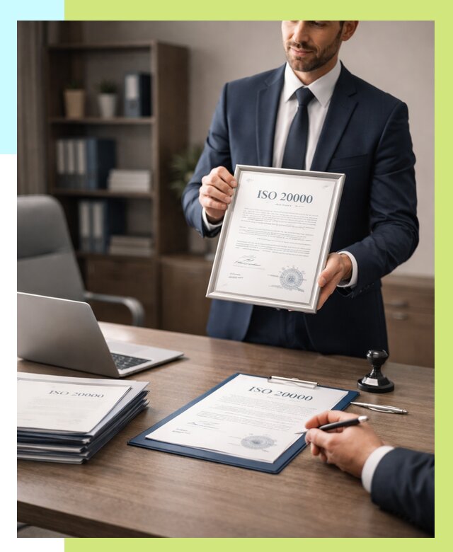 Сертификат ISO 20000 в Нижневартовске под ключ от 124320 р., Алешин-Нжт